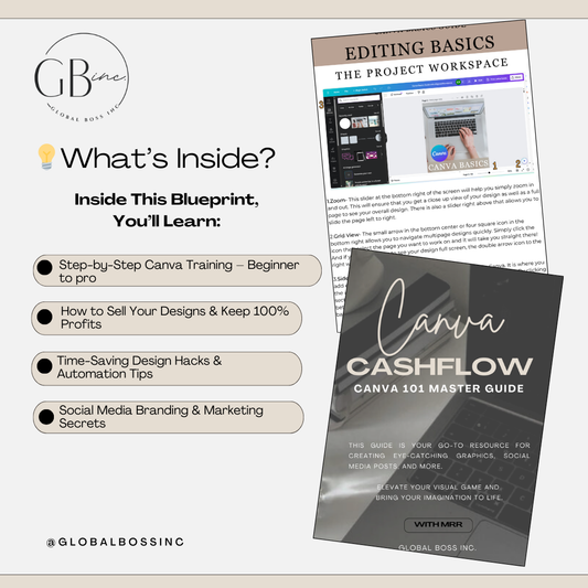 The Canva Cashflow - Canva 101 Master Guide