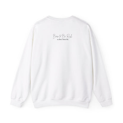 Global Boss Inc. Born to Be RICH Heavy Blend™ Crewneck Sweatshirt | Comfort & Style