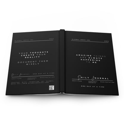 Amazing Things Are Always Happening To Me Hardcover Journal Matte Black