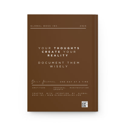 Amazing Things Are Always Happening To Me Hardcover Journal Matte Brown