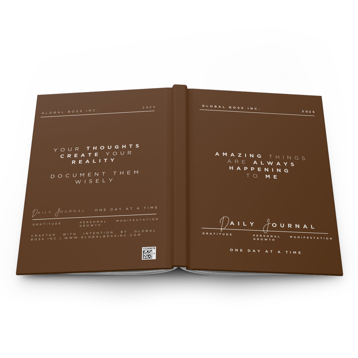 Amazing Things Are Always Happening To Me Hardcover Journal Matte Brown