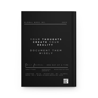 Amazing Things Are Always Happening To Me Hardcover Journal Matte Black