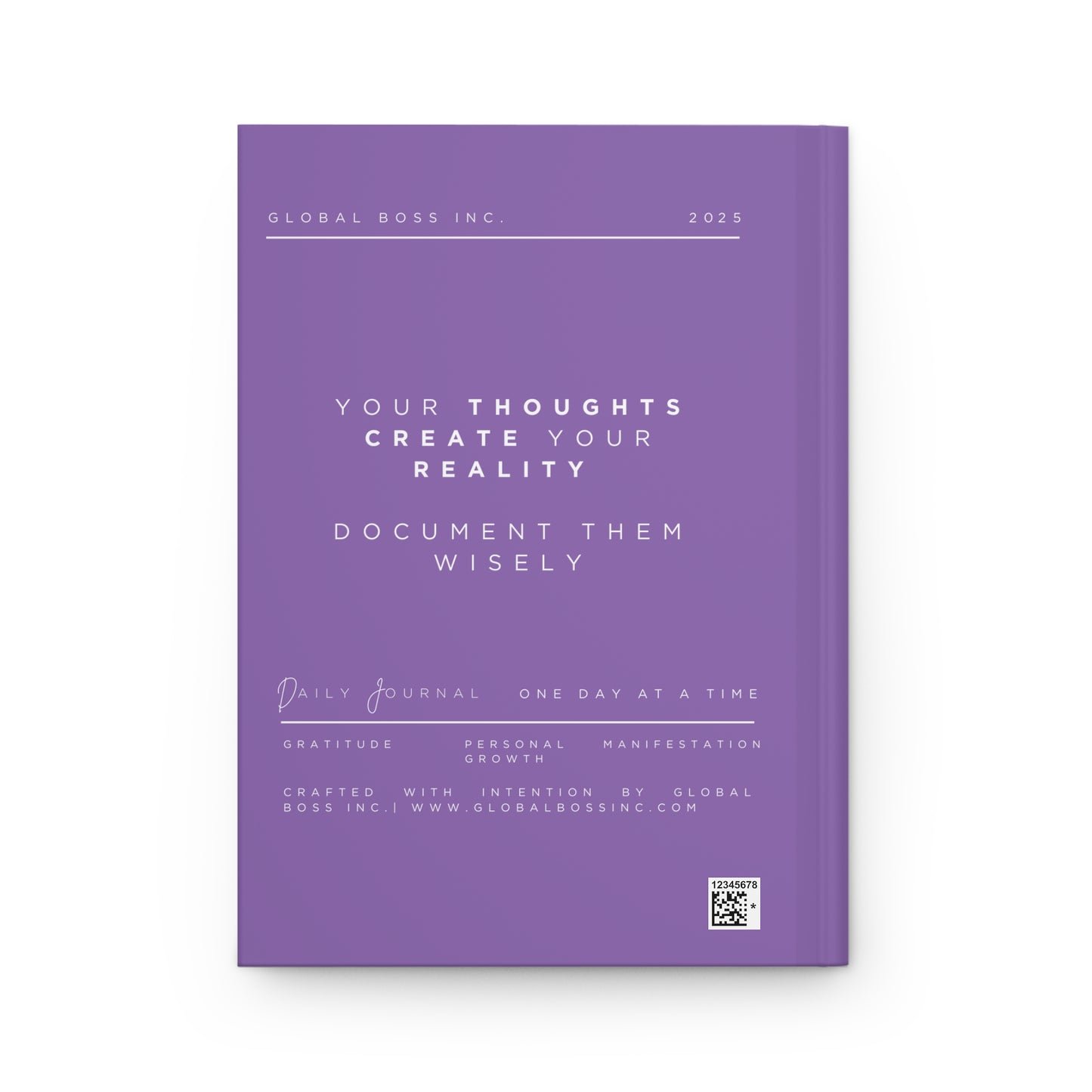 Amazing Things Are Always Happening To Me Hardcover Journal Matte Purple