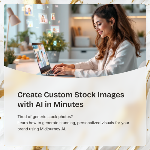 Midjourney Starter eBook - AI Powered Image Creation Guide + BONUS 25+ Done-for-You Prompts Ready to Use