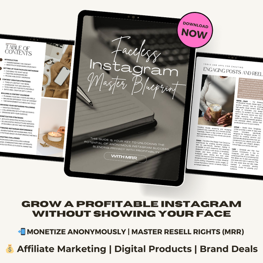 The Faceless Instagram Master Blueprint