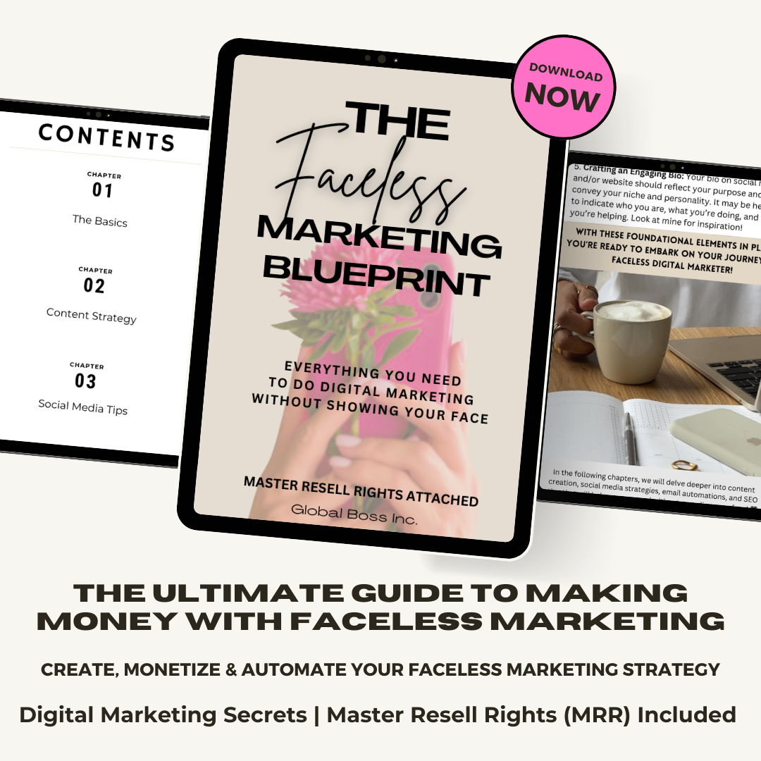 The Faceless Marketing Blueprint