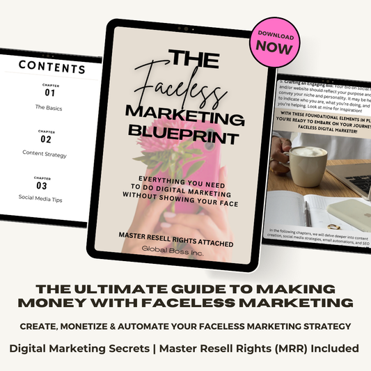 The Faceless Marketing Blueprint